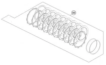 KTM Clutch Kit 61732011010