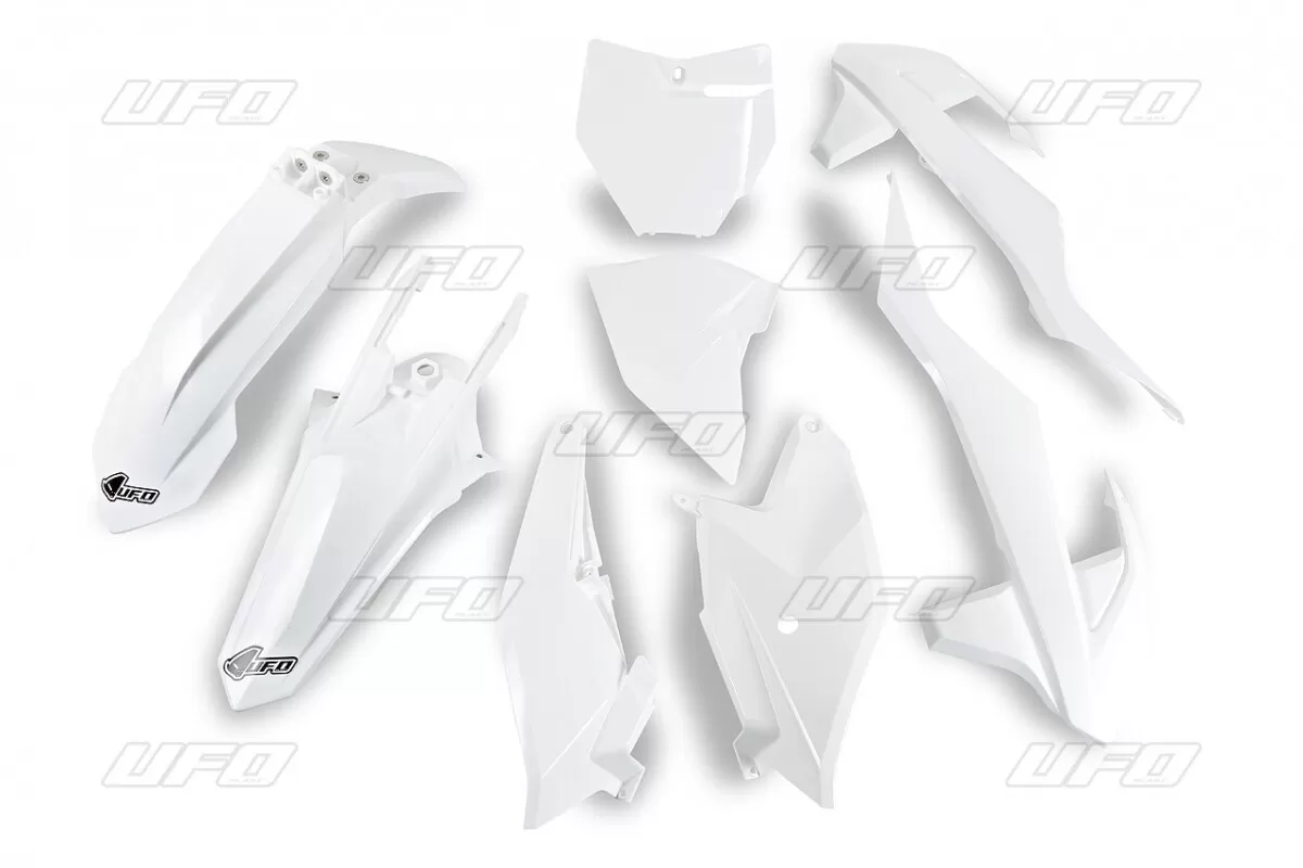 UFO Plastic Kit White KTM SX85 '18-'23