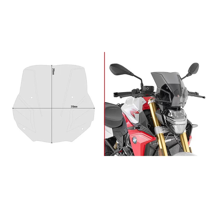 GIVI Smoked Windscreen BMW F900R