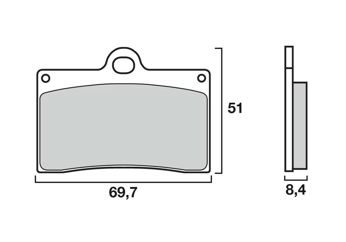Brembo 07BB15SR Brake Pads Sinter Sport Street 