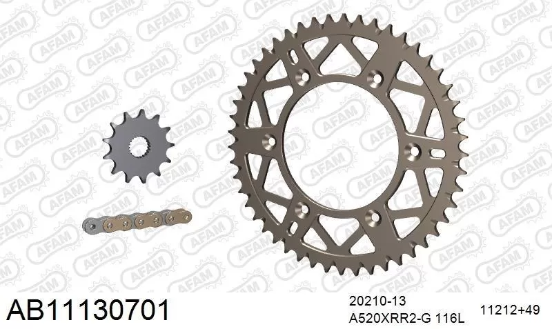 AFAM Chainset - Aluminium AB