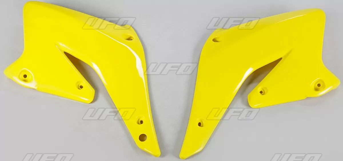 UFO Radiator Covers RMZ250 Yellow