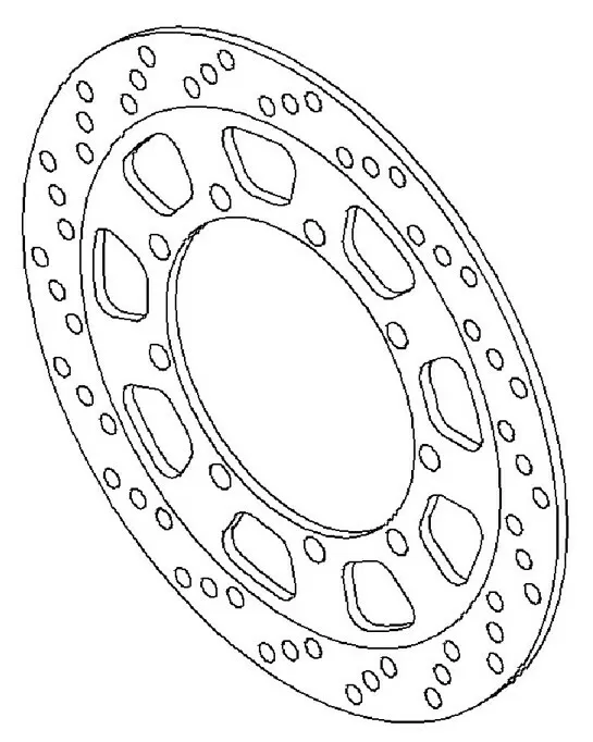 Kawasaki DISC FR KLE500-A1
