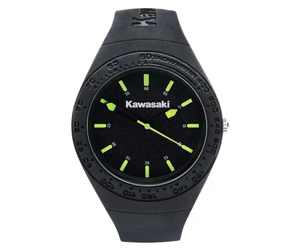 Kawasaki SILICON WATCH BLACK