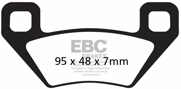 EBC Sintered R Brake Pads FA395R