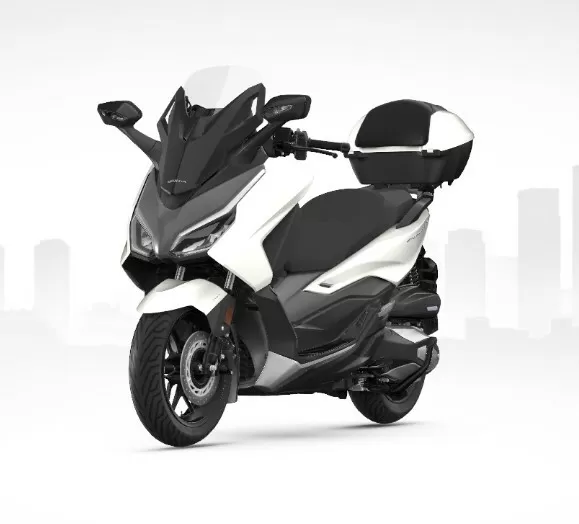 Honda 35L Top Case And Rear Rack Matte Pearl Cool White