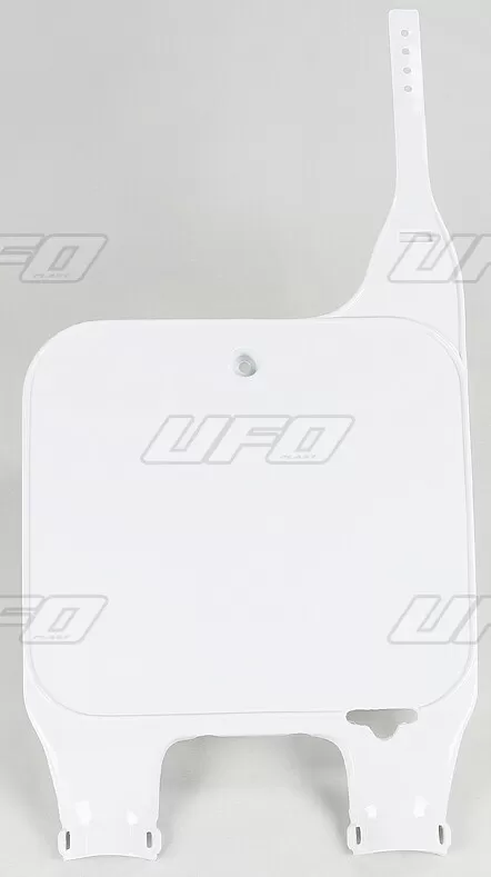UFO Front Number Plate Honda CR 95-99 White