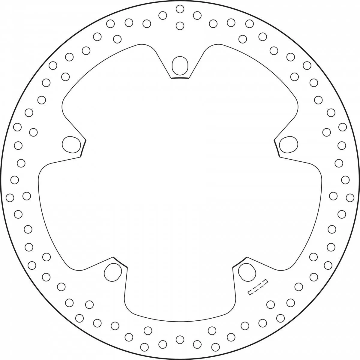 Brembo Brake Disc 5MM 168B407D7 320MM