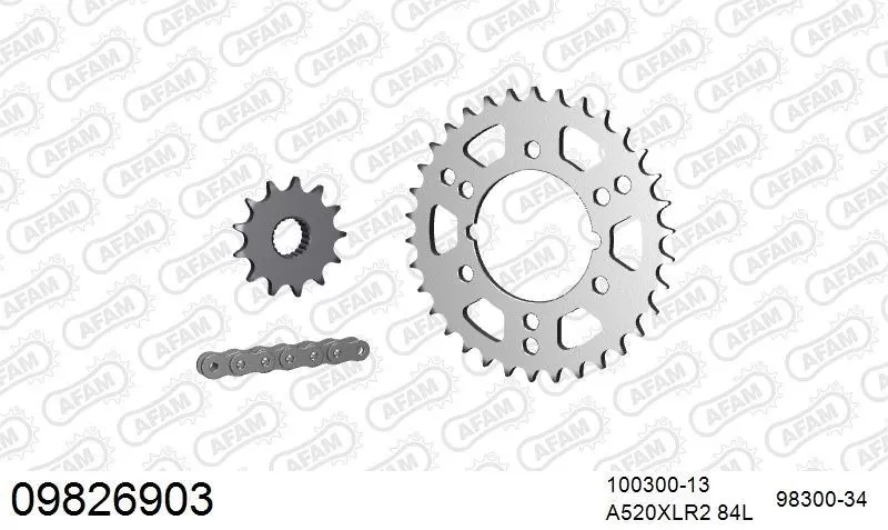 AFAM Chainset - Steel