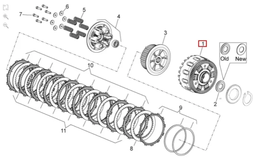 Aprilia Clutch Drum