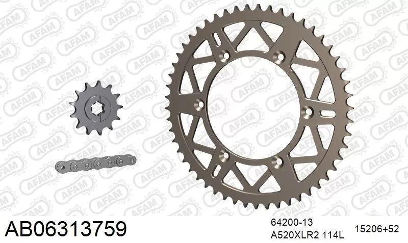 AFAM Chainset - Aluminium AB