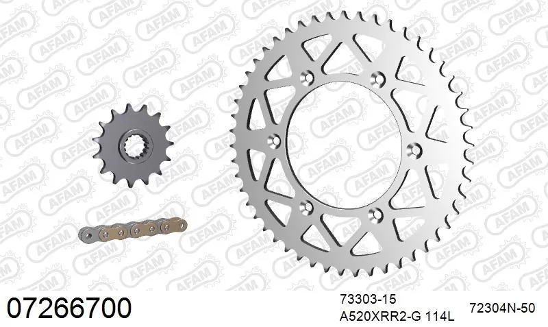 AFAM Chainset - Aluminium