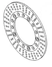 Kawasaki DISC RR BLACK ZX1100-E1