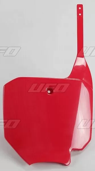 UFO Front Number Plate Honda CR80/85/CRF150R Red