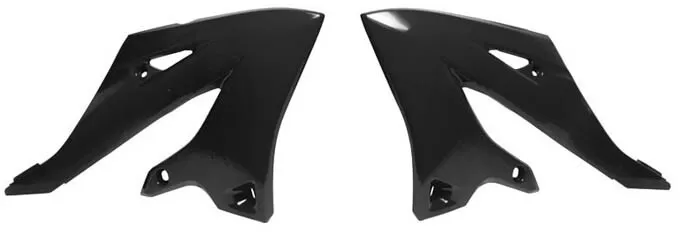 Rtech Radiator Scoops Black YZ 125-250 22-24