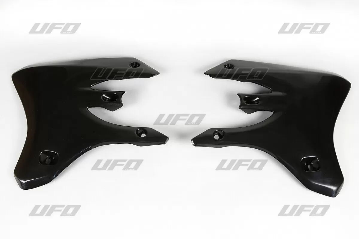 UFO Radiator Covers Black Yamaha WRF250-450 03-04
