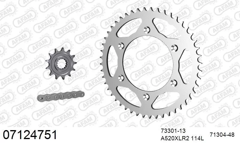 AFAM Chainset - Steel
