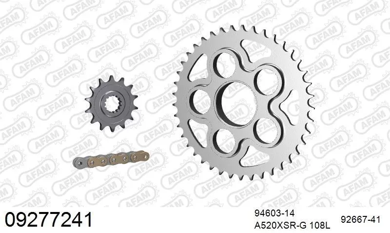 AFAM Chainset - Steel