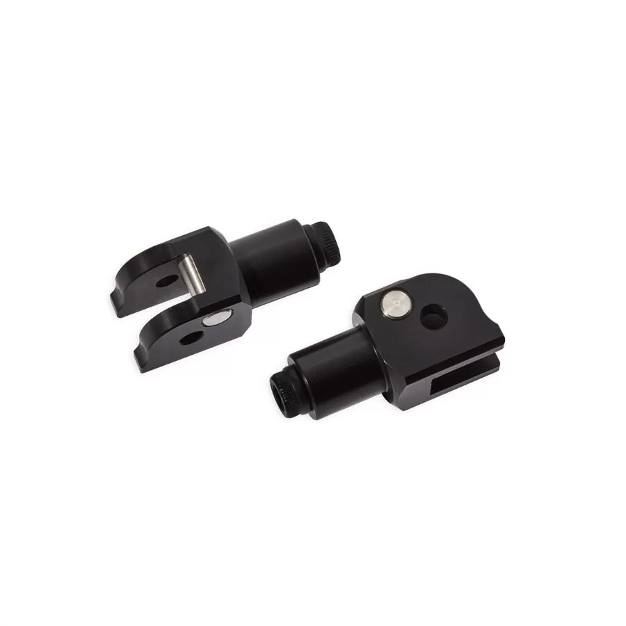 Set of rider/passenger footpeg adapters SCR