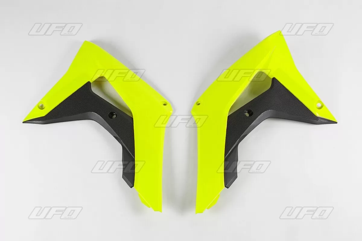 UFO Radiator Covers CRF250/450 Neon Yellow