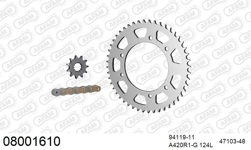 AFAM Chainset - Steel