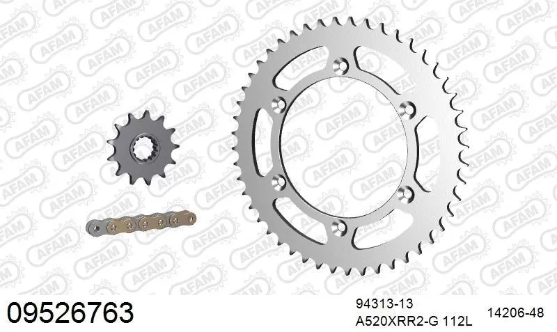 AFAM Chainset - Steel