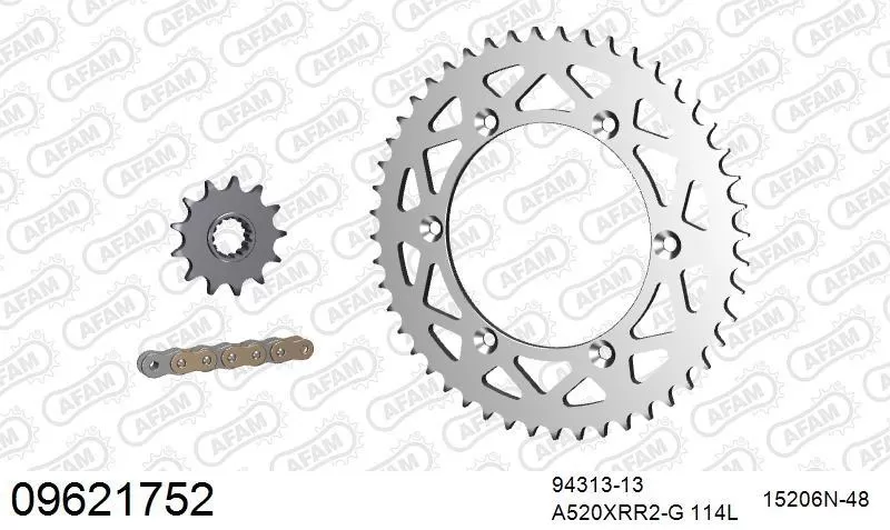 AFAM Chainset - Aluminium