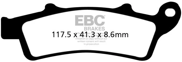 EBC HH Sintered Scooter Brake Pads SFA324HH