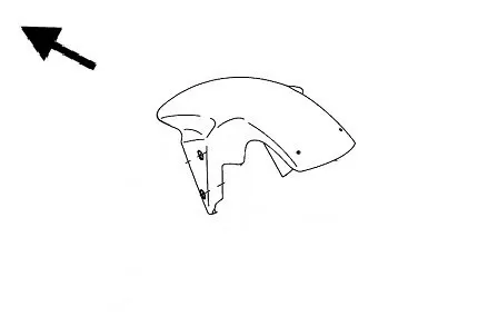 Kawasaki FENDER-FRONT CSORANGE ZR750LAF