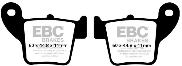 EBC Organic Brake Pads FA346TT