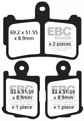 EBC HH Sintered Sportbike Brake Pads FA499/4HH