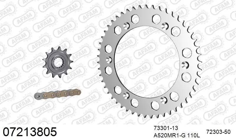 AFAM Chainset - Aluminium