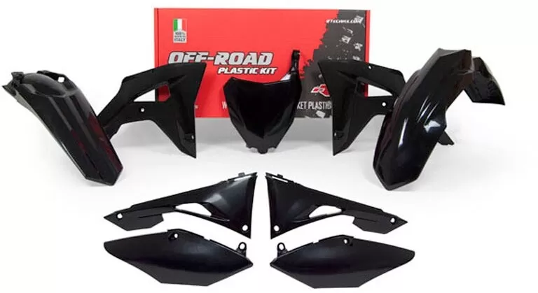 Rtech Plastics Kit 6-piece Black for Honda CRF-RX 450