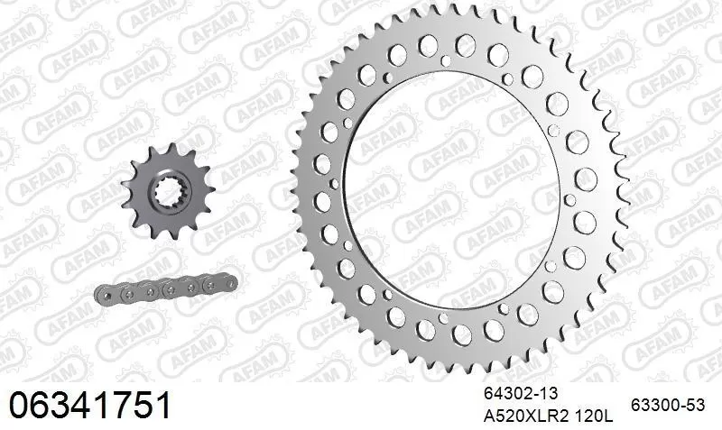 AFAM Chainset - Aluminium