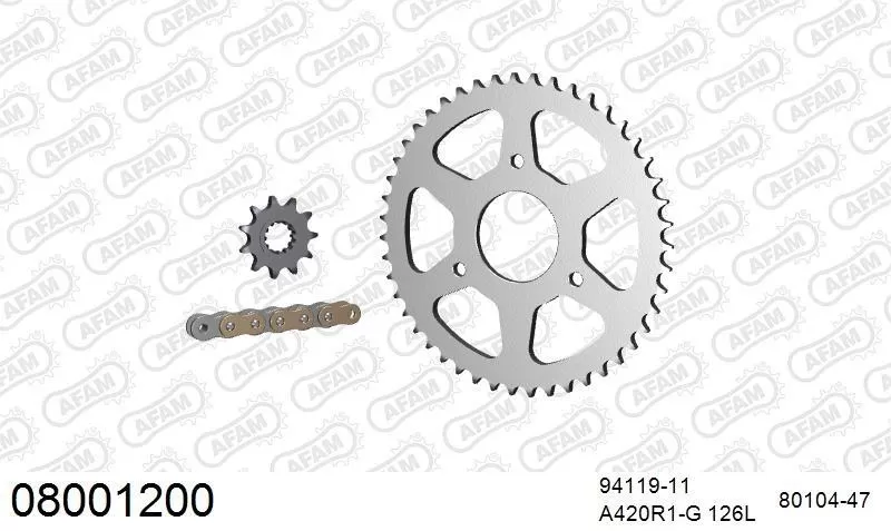 AFAM Chainset - Steel