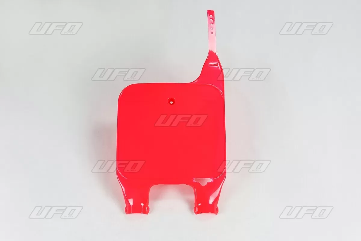 UFO Front Number Plate Honda CR 90-94 Red