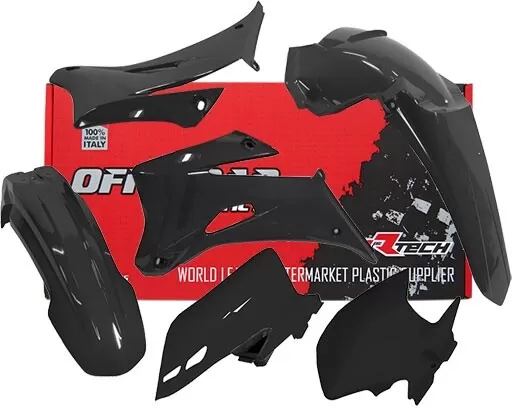 Rtech Plastics Kit 4-Piece Yamaha WRF Black
