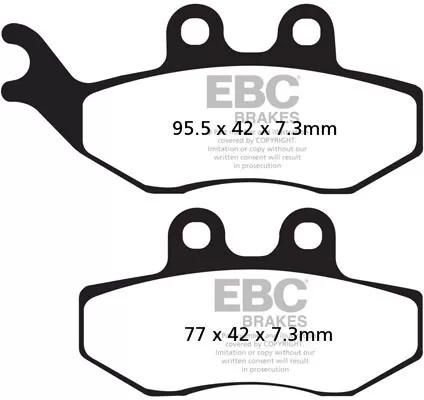 EBC Organic Brake Pads FA194