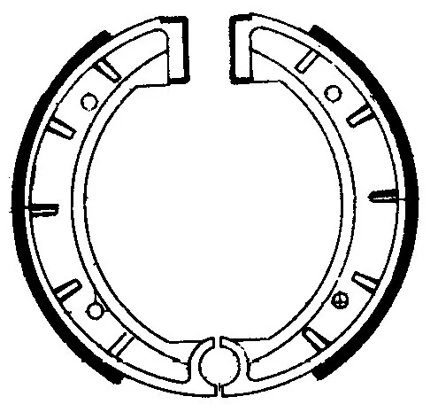 Ferodo FSB809 Brake Shoes 