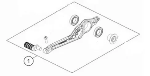 KTM Brake Pedal 61713050044C1
