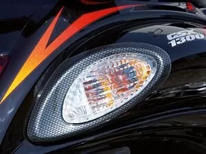 Suzuki Direction Indicator Decoration Set Rear Carbon Look Hayabusa GSX 1300 R (08-17)