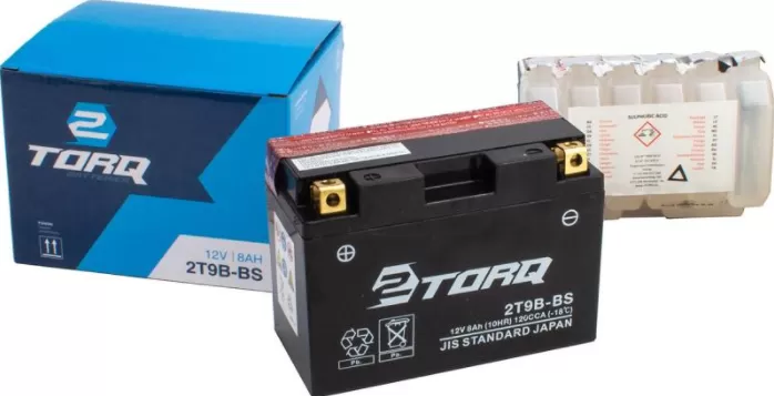 2TORQ Battery 2T9B-BS (YT9B)