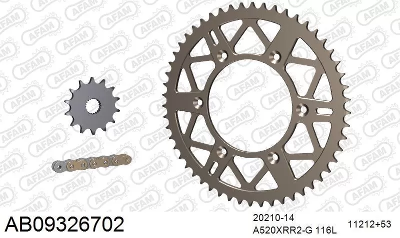 AFAM Chainset - Aluminium AB