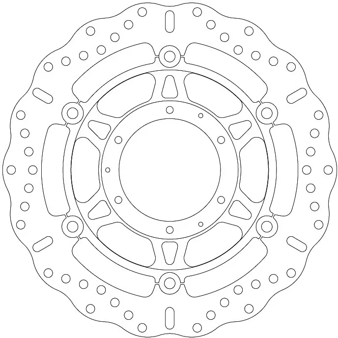 EBC Wave Brake Disc Polished Hub MD1152CC
