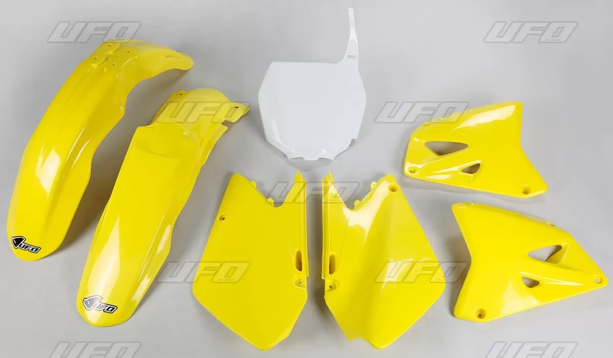 UFO Plastic Kit Suzuki RM125/250 99-00 Yellow
