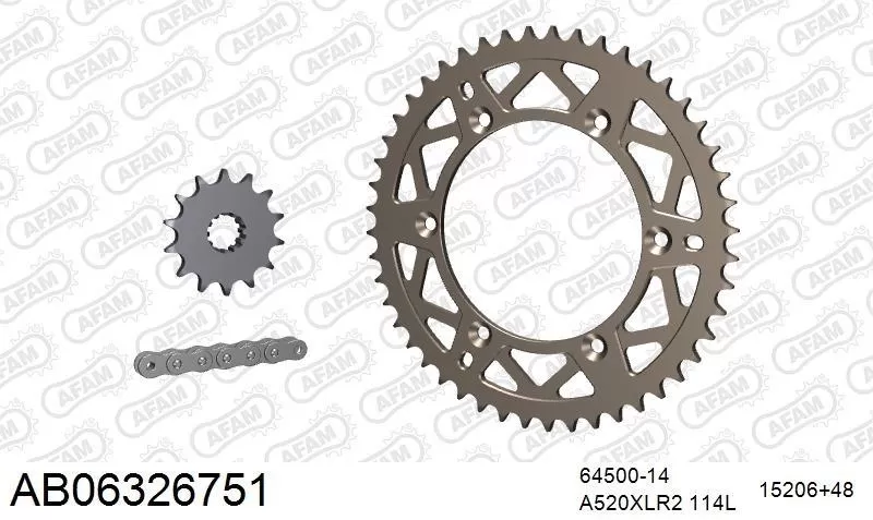 AFAM Chainset - Aluminium AB