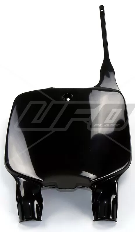 UFO Front Number Plate Black KX125/250