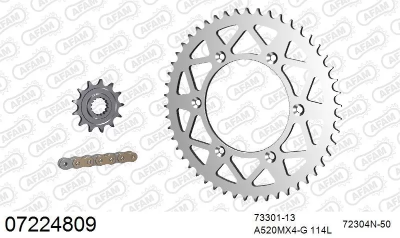 AFAM Chainset - Aluminium