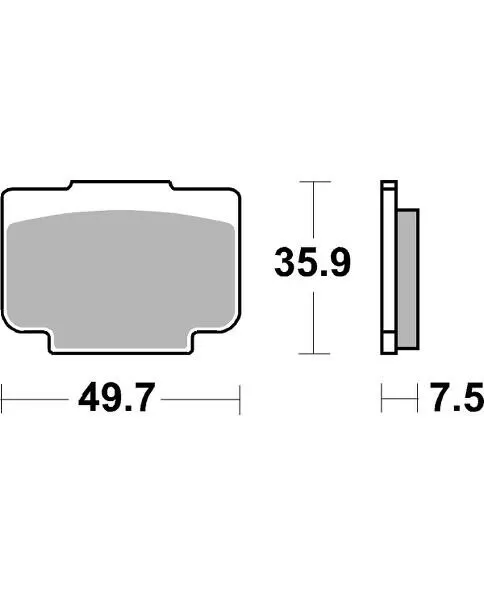 942RQ BRAKE PADS ORGANIC RACING