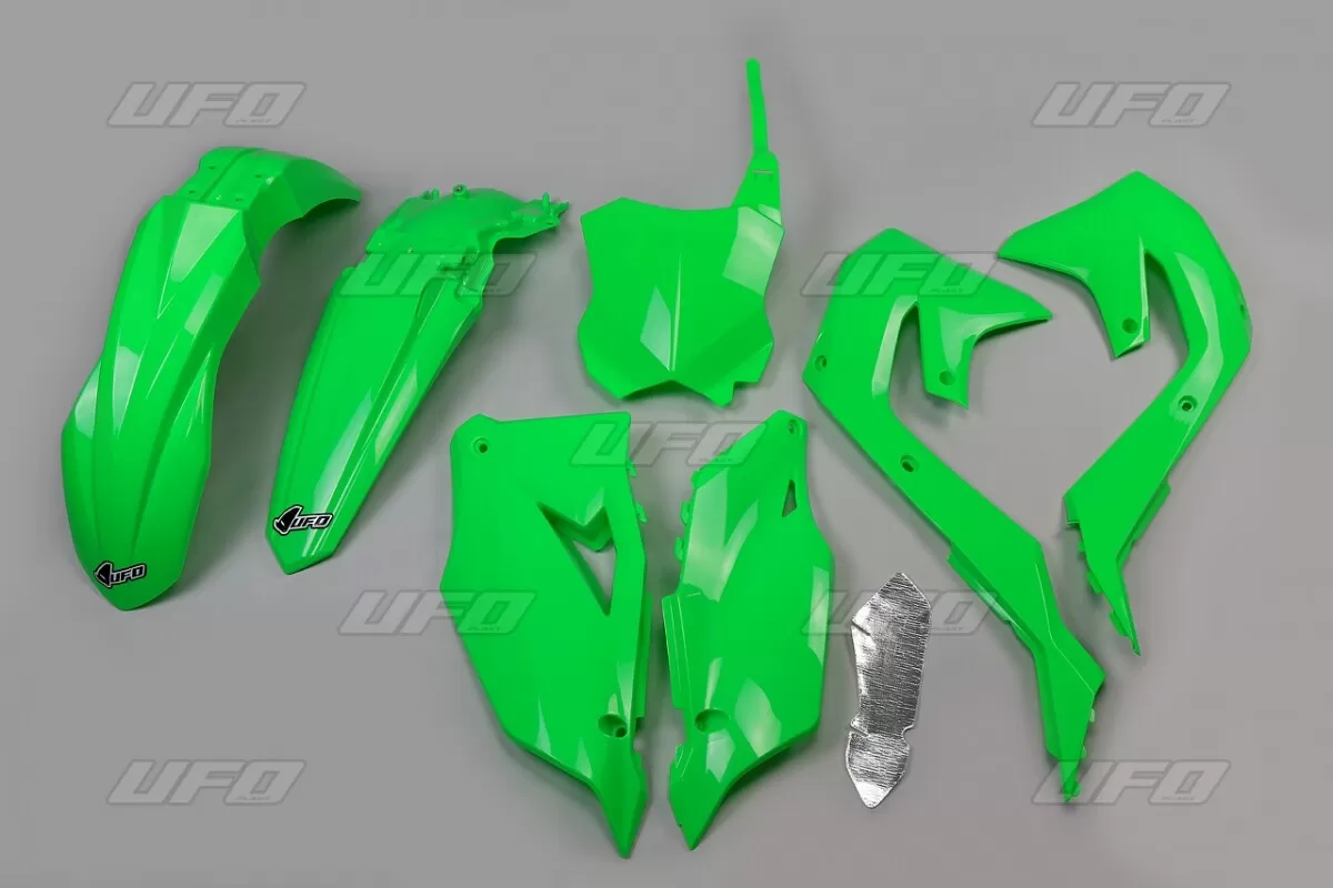 UFO Plastic Kit Kawasaki KXF450 Neon Green